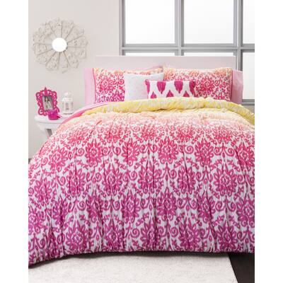 Seventeen Deliah Ikat 3-piece Comforter Set