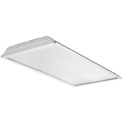 Lithonia Lighting 2GTL4 4400LM EL14L LP840 White 2' x 4' 4000K LED Lay-in Troffer with Prismatic Lens and Battery Pack