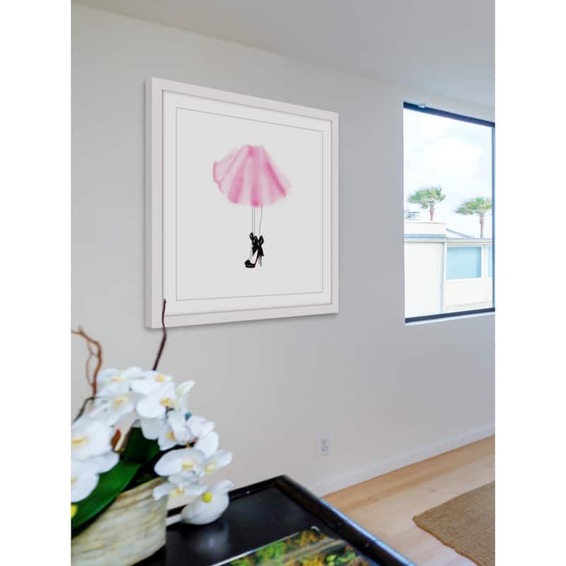Marmont Hill - 'Pink Skirt' Framed Painting Print - Multi-Color