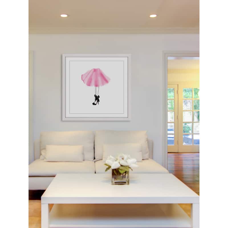 Marmont Hill - 'Pink Skirt' Framed Painting Print - Multi-Color