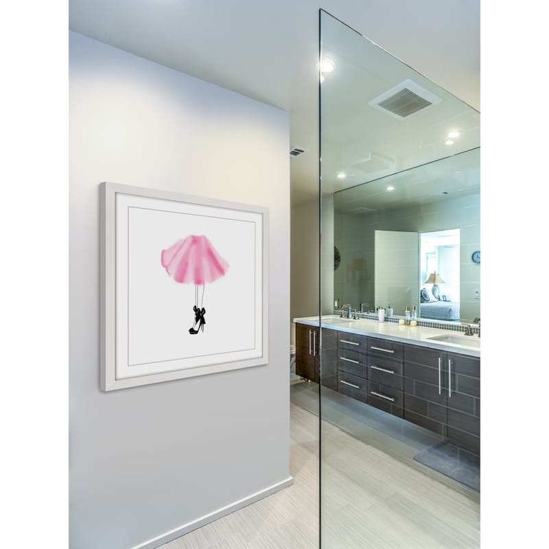 Marmont Hill - 'Pink Skirt' Framed Painting Print - Multi-Color