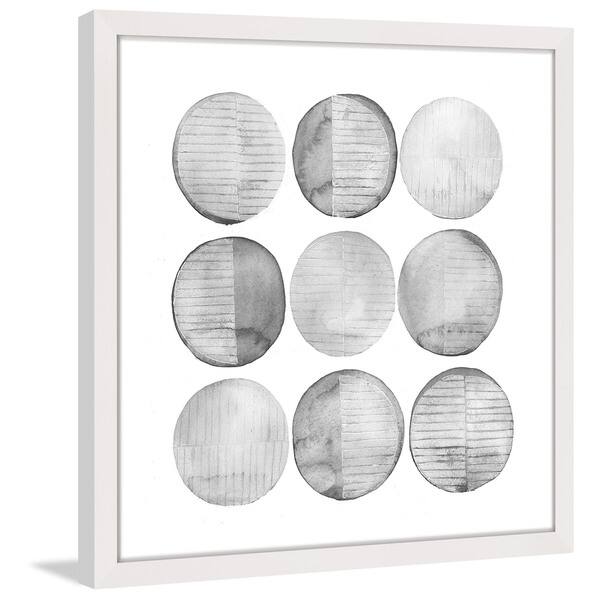 slide 2 of 6, Marmont Hill - 'Soft Circles I' Framed Painting Print