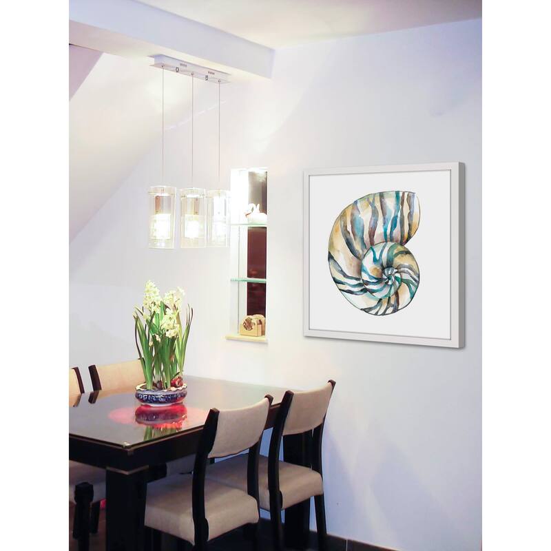Marmont Hill - 'Aquarelle Shells II' Framed Painting Print