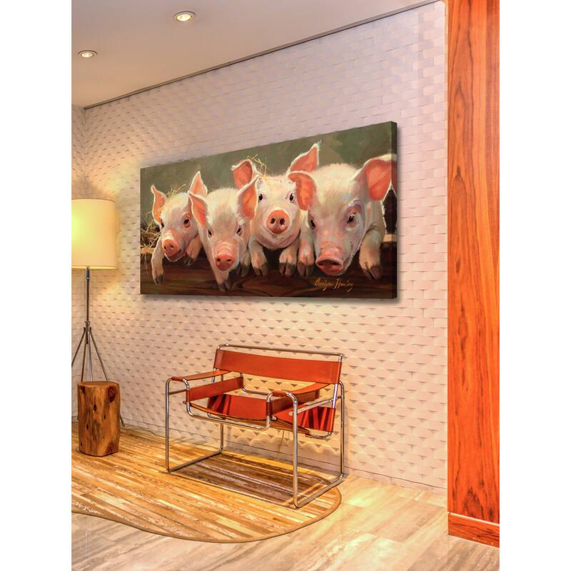 Marmont Hill - 'The Big Squeeze' Painting Print on Wrapped Canvas - Multi-Color