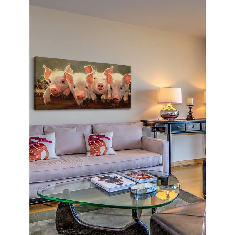 Marmont Hill - 'The Big Squeeze' Painting Print on Wrapped Canvas - Multi-Color