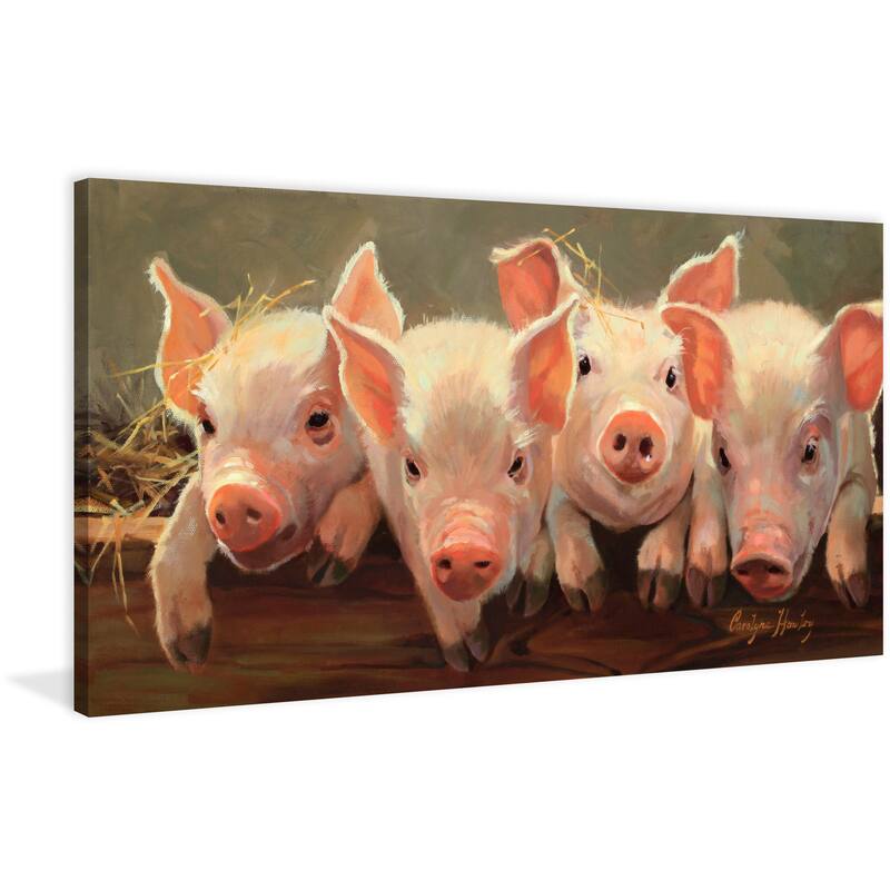 Marmont Hill - 'The Big Squeeze' Painting Print on Wrapped Canvas - Multi-Color
