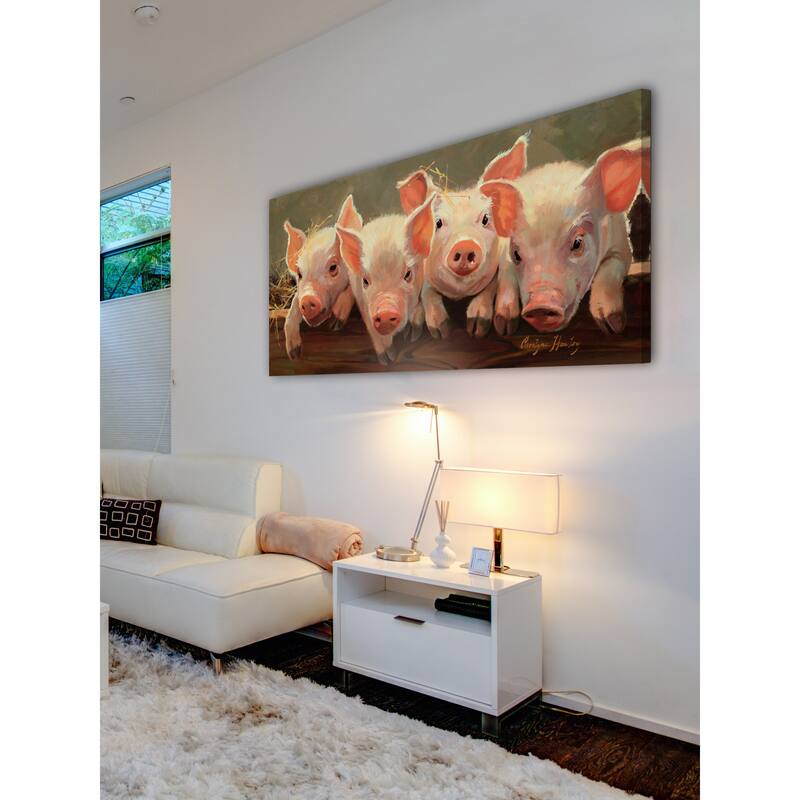 Marmont Hill - 'The Big Squeeze' Painting Print on Wrapped Canvas - Multi-Color