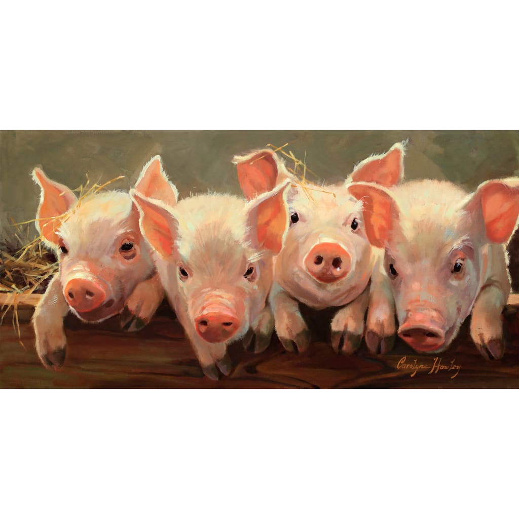 Marmont Hill - 'The Big Squeeze' Painting Print on Wrapped Canvas - Multi-Color