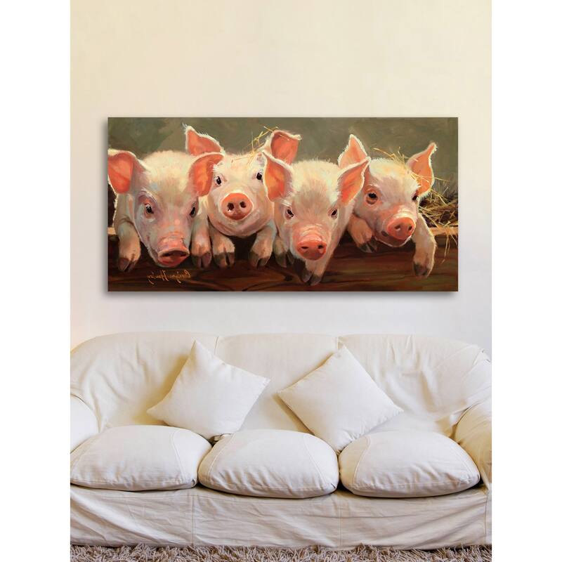 Marmont Hill - 'The Big Squeeze' Painting Print on Wrapped Canvas - Multi-Color