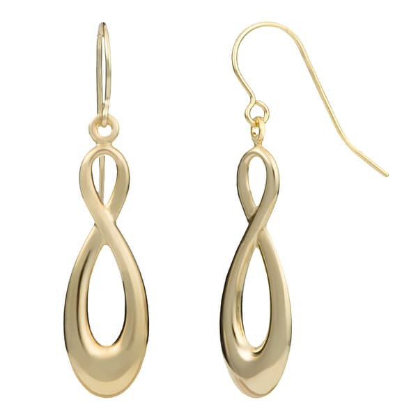 Shop Fremada 14k Yellow Gold Figure Eight Earrings - On Sale - Free Shipping Today - Overstock ...