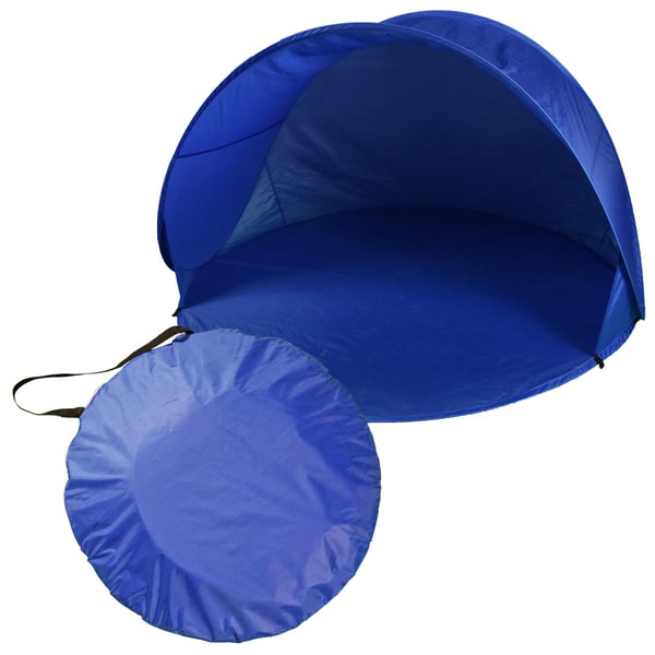 TrailWorthy Blue Polyester Pop-up Beach Tent