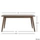 preview thumbnail 11 of 18, Norwegian Danish Modern Chestnut Tapered Dining Set by iNSPIRE Q Modern