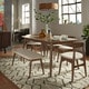 preview thumbnail 2 of 18, Norwegian Danish Modern Chestnut Tapered Dining Set by iNSPIRE Q Modern