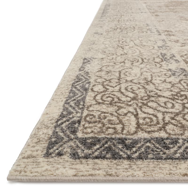 Alexander Home Kendrick Distressed Medallion Area Rug