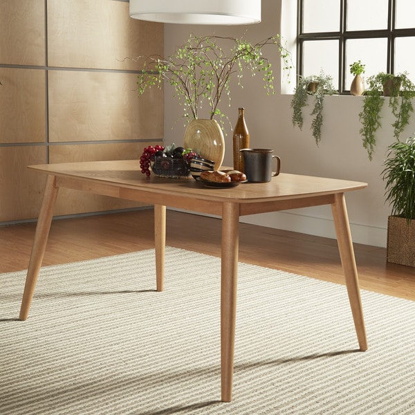 Norwegian Danish Oak Tapered Dining Set by iNSPIRE Q Modern - Bed