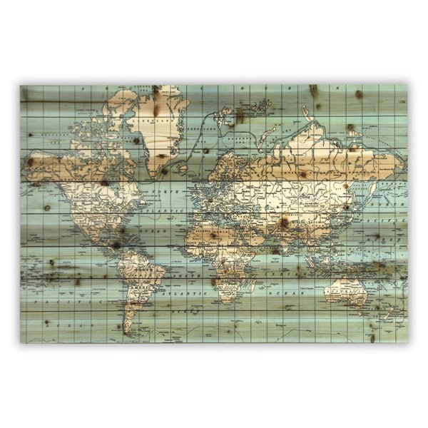 Wood Plank Wall Art world map' wood plank wall art - free shipping today - overstock Wood Plank Wall Art world map' wood plank wall art - free shipping today - overstock