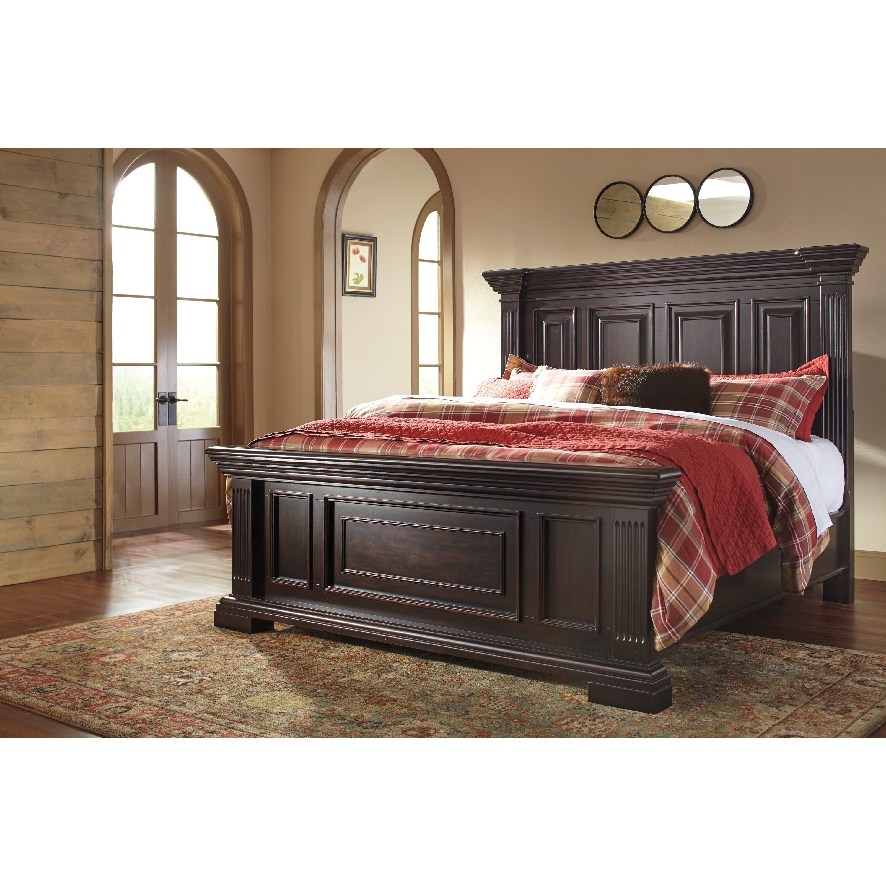 Signature Design By Ashley Bolanburg Dark Brown Queen Bed