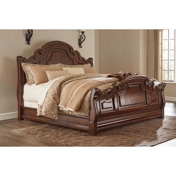Signature Design By Ashley Floown Dark Brown California Signature Design By Ashley Floown Dark Brown California King Sleigh Bed Free Shipping Today 13046839