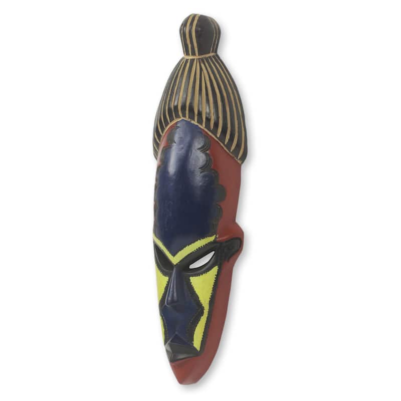 Sese Wood 'Saturday's Girl' African Wall Mask
