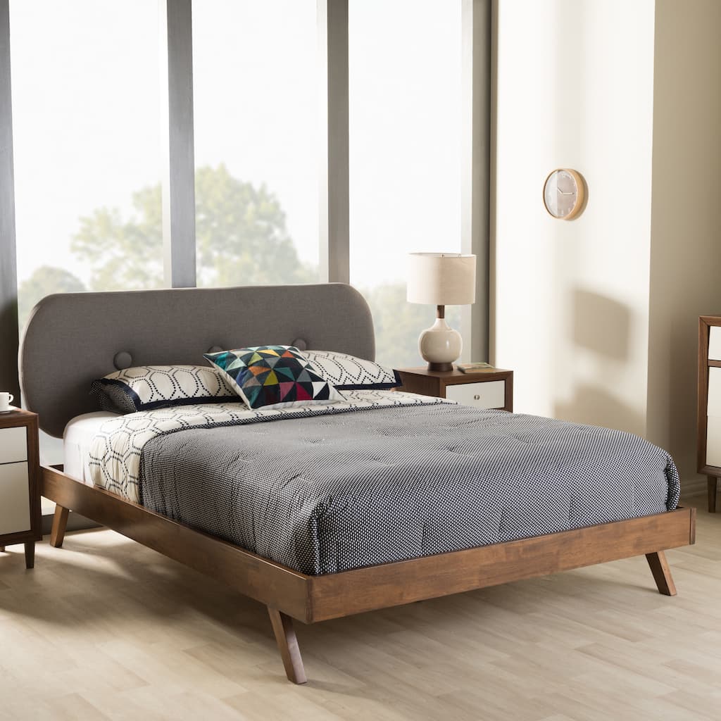 Carson Carrington Floro Mid-century Modern Platform Bed