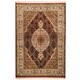 preview thumbnail 1 of 1, HERAT ORIENTAL Handmade One-of-a-Kind Tabriz Wool and Silk Rug - 2'8 x 4'