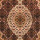 preview thumbnail 2 of 1, HERAT ORIENTAL Handmade One-of-a-Kind Tabriz Wool and Silk Rug - 2'8 x 4'