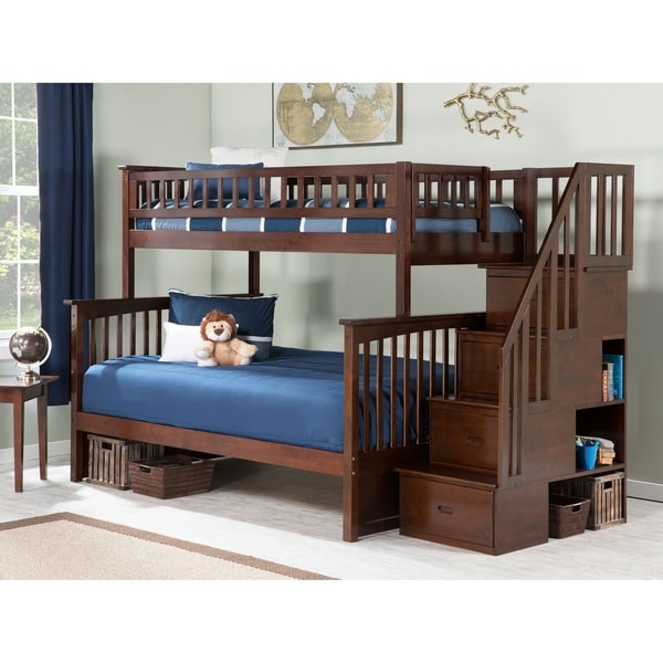 overstock twin over full bunk bed