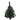 Green 24-inch Artificial Christmas Pine Tabletop Tree with 45 Tips and Plastic Cone