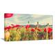 Wild Red Poppy Flowers in Field - Large Flower Wall Artwork - Bed Bath ...