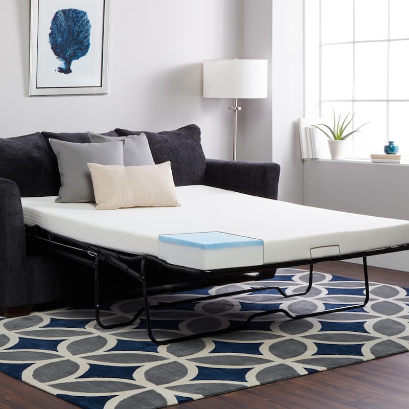 Select Luxury Gel Memory Foam Sleeper Sofa Replacement Mattress (Mattress Only)