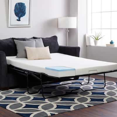Select Luxury Gel Memory Foam Sleeper Sofa Replacement Mattress (Mattress Only)