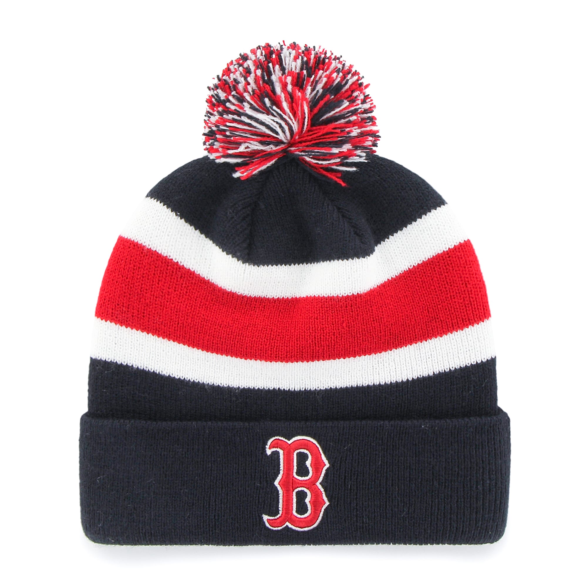 red sox pom pom hat