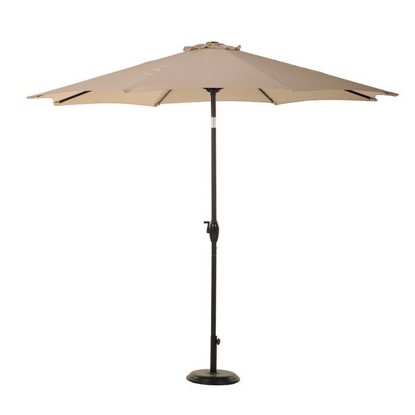 Grand Patio 9 Foot Outdoor Aluminum Market Umbrella With Auto Grand Patio 9 Foot Outdoor Aluminum Market Umbrella With Auto Tilt And Crank 8
