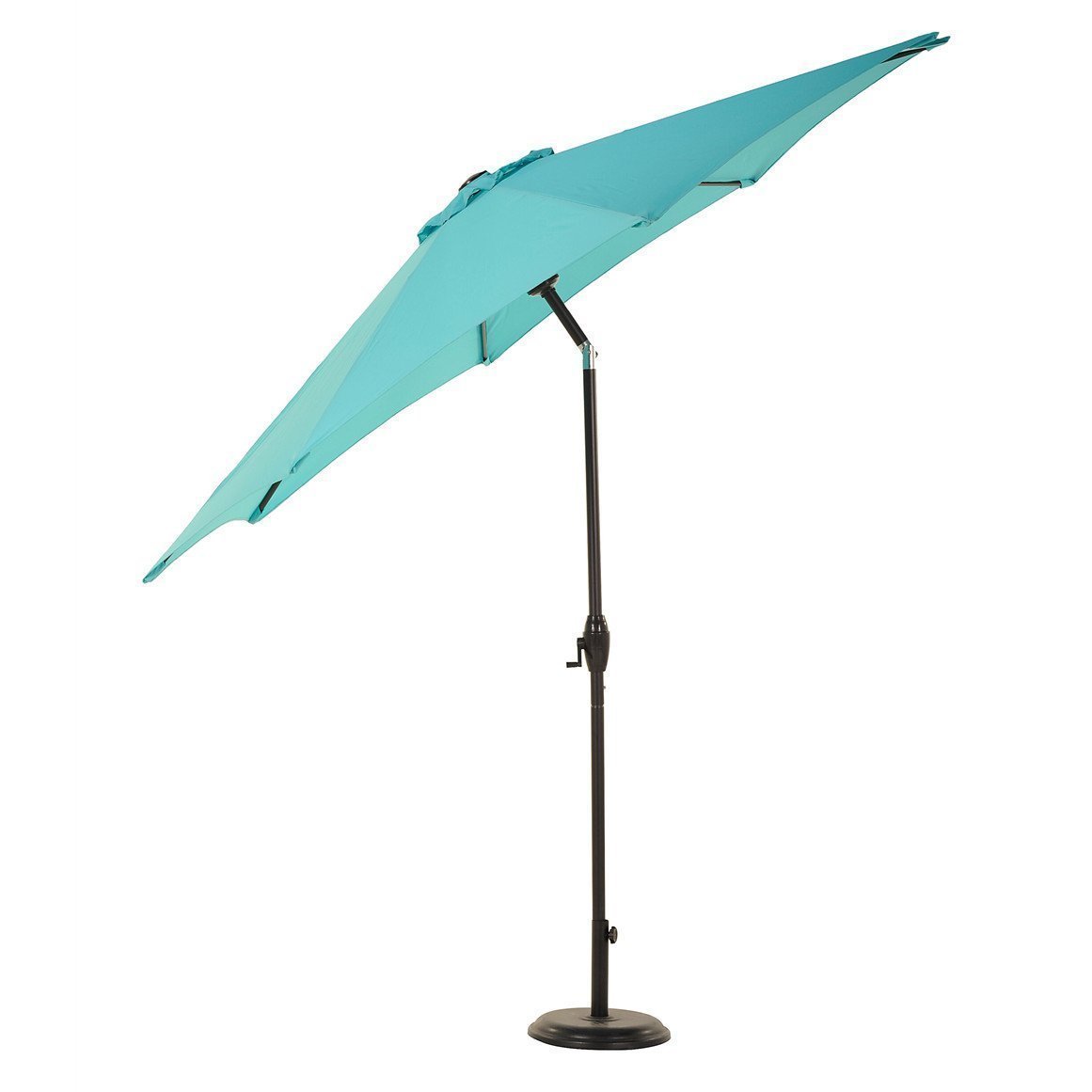 Shop Black Friday Deals On Grand Patio 9 Foot Outdoor Aluminum Market Umbrella With Auto Tilt And Crank 8 Ribs Overstock 13059273