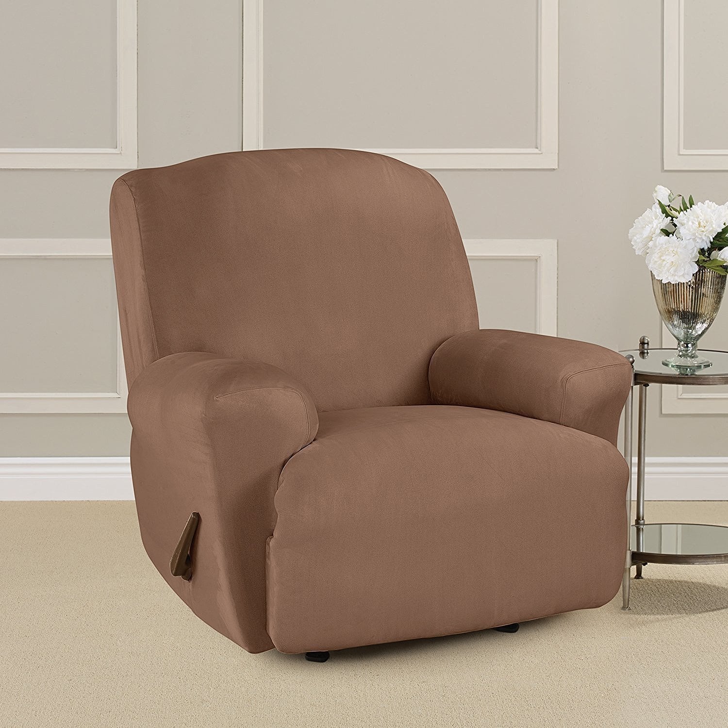 suede recliner slipcover