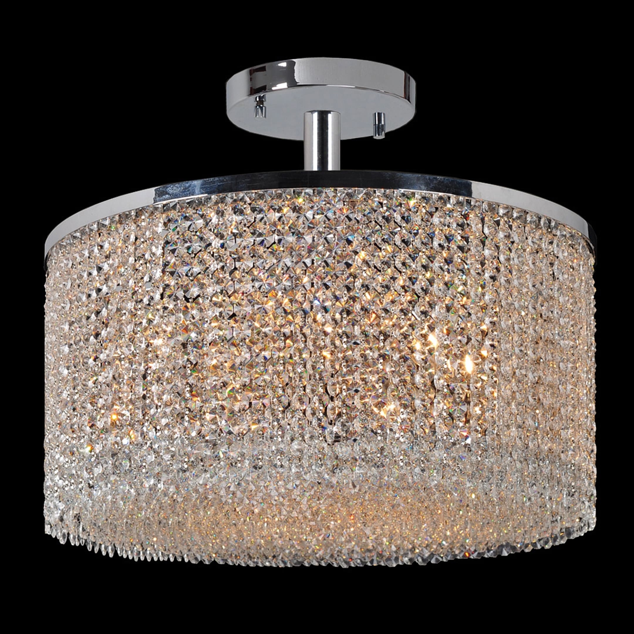 Shop Glitter and Glamour Collection 9 Light Chrome Finish Crystal