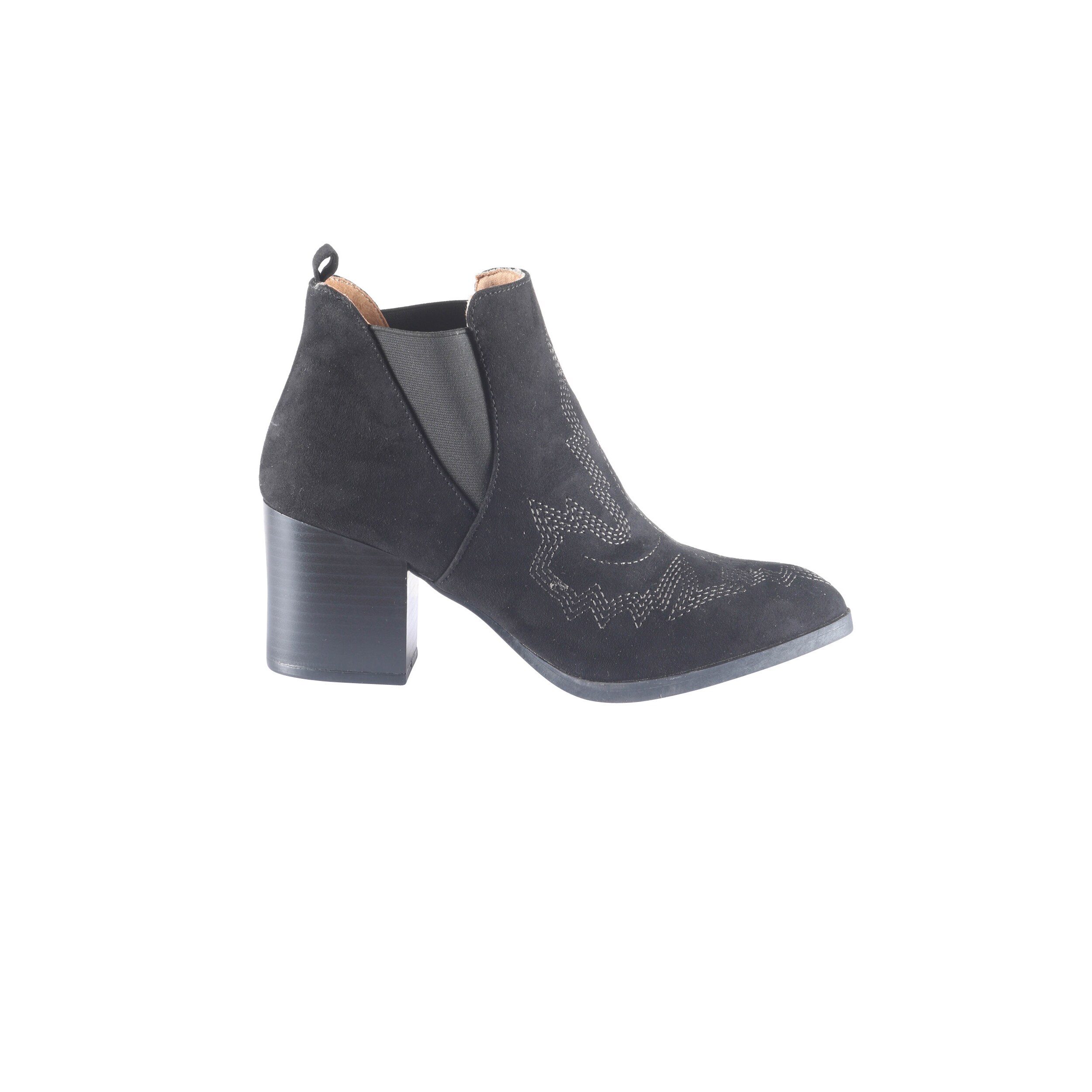 cowgirl ankle boots low heel