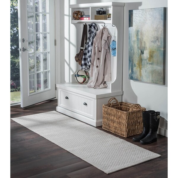 Alise Rugs Seros Modern Solid Runner Rug - 2'4 x 7'2