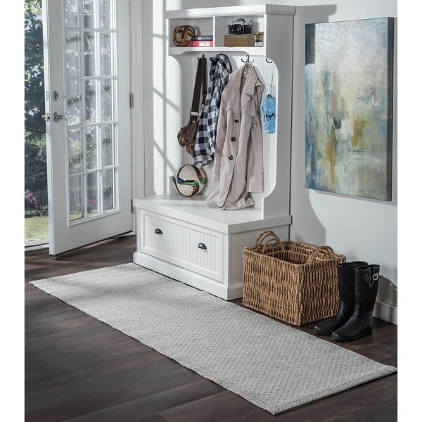Seros Modern Grey Indoor/Outdoor Rug Runner - 2\'4 x 10\'9 - Free ... Seros Modern Grey Indoor/Outdoor Rug Runner - 2\'4 x 10\'9 - Free ...