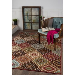 Top Product Reviews For Majolica Multicolor Contemporary Nylon Area Majolica Multicolor Contemporary Nylon Area Rug 7 6 X