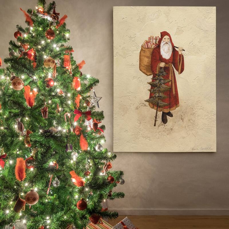 Wexford Home 'Vintage Santa' Premium Gallery-wrapped Canvas