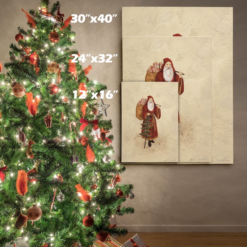 Wexford Home 'Vintage Santa' Premium Gallery-wrapped Canvas