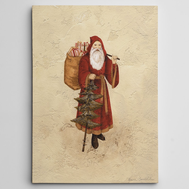 Wexford Home 'Vintage Santa' Premium Gallery-wrapped Canvas