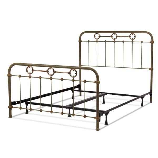 Shop Leggett Platt Madera Metal Bed In Rustic Green Finish