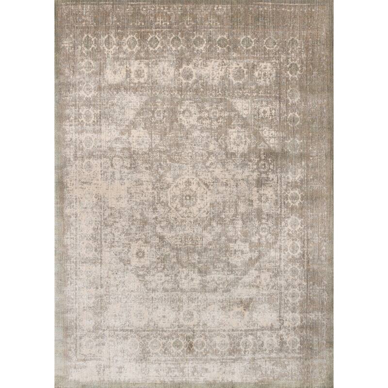 Alexander Home Contessa Traditional Medallion Distressed Rug