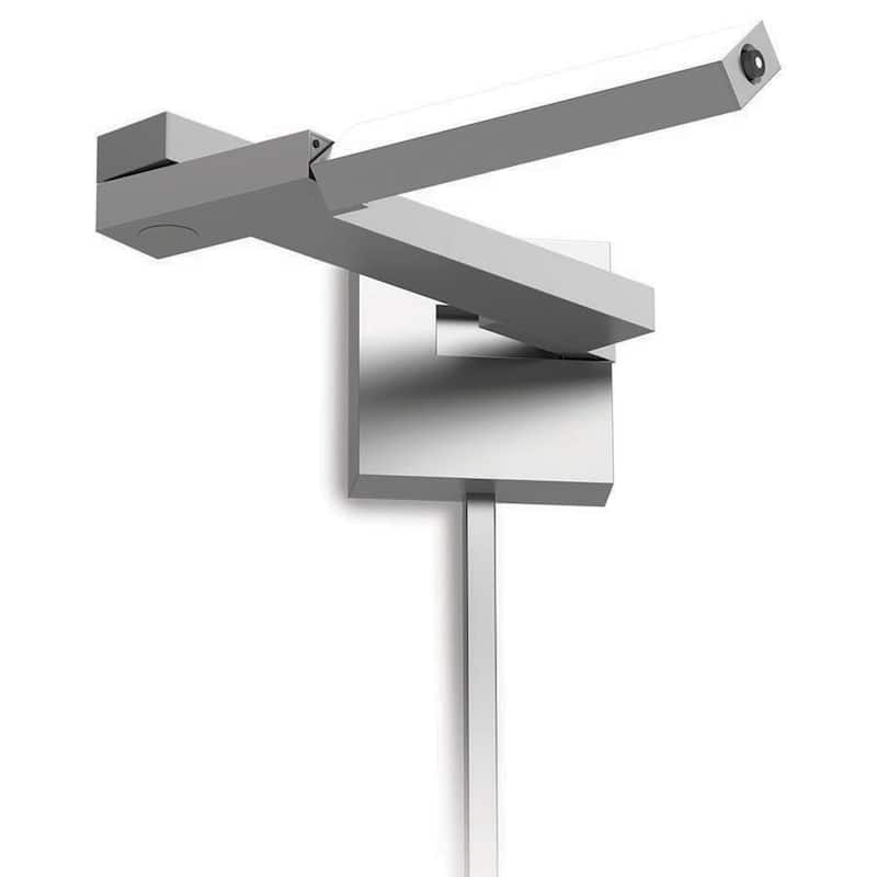 WAC Lighting Silvertone Aluminum Flip LED Swing Arm Light
