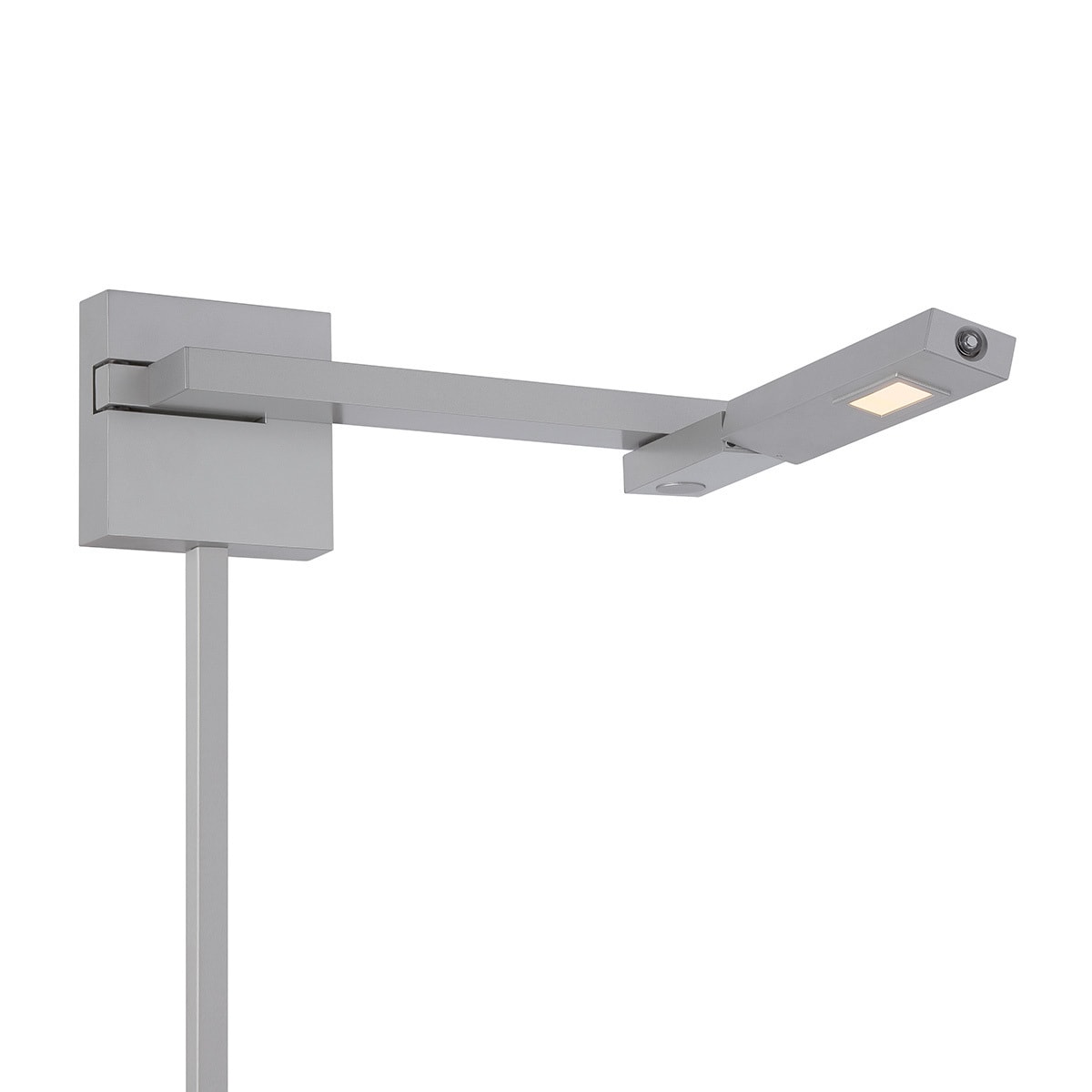 WAC Lighting Silvertone Aluminum Flip LED Swing Arm Light