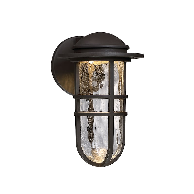 WAC Lighting Steampunk Aluminum 13-inch LED Wall Light - Brown - Bronze