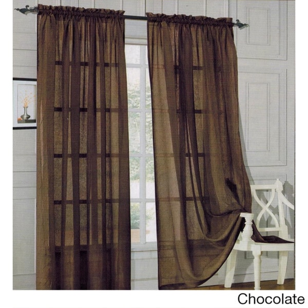 Buy Brown Sheer Curtains Online At Overstock Our Best Window