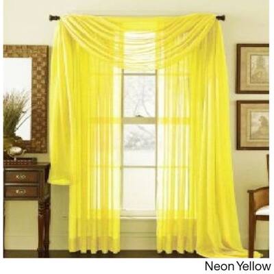 Buy Yellow Annual Clearance Sheer Curtains Online At Overstock